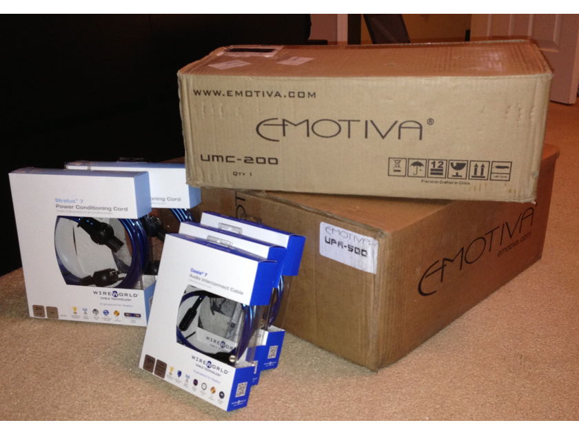 Emotiva / Wireworld Home Theater Package. As NEW!
