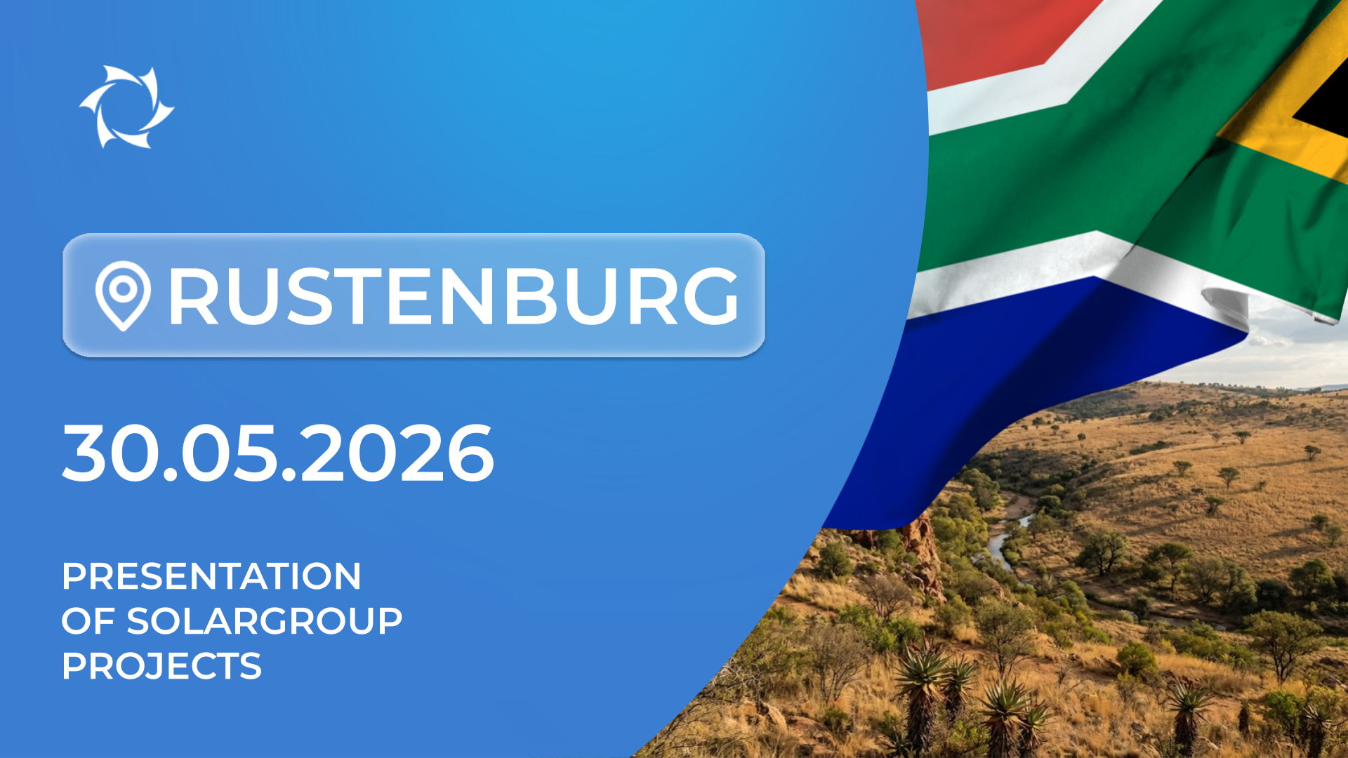 Presentation of SOLARGROUP’s Innovative Projects in the Republic of South Africa (Rustenburg)