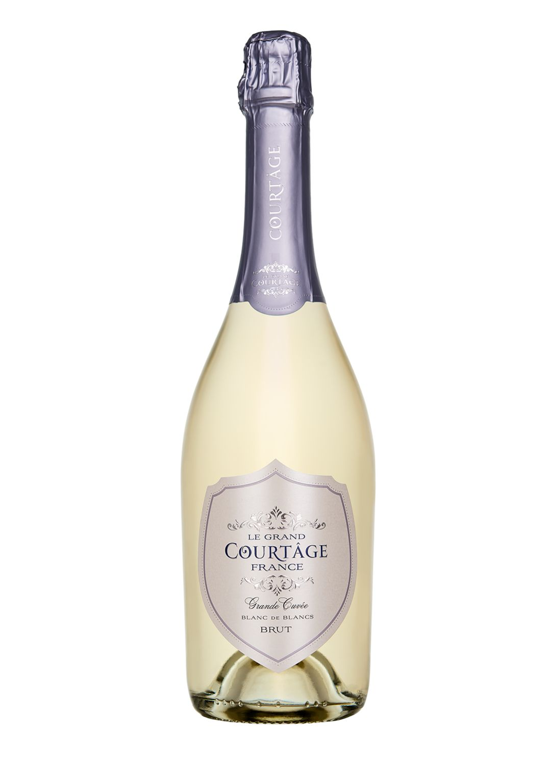 Bottle of Le Grand Courtâge Blanc de Blancs Brut French Sparkling Wine