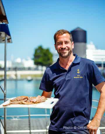 Enjoy a delicious BBQ meal on board