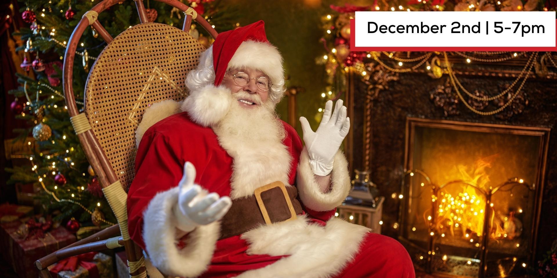 Santa is coming to East Bay Deli! promotional image