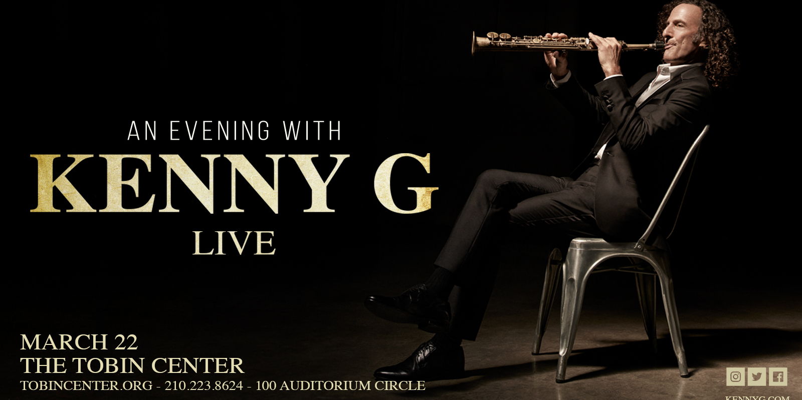An Evening with Kenny G LIVE promotional image