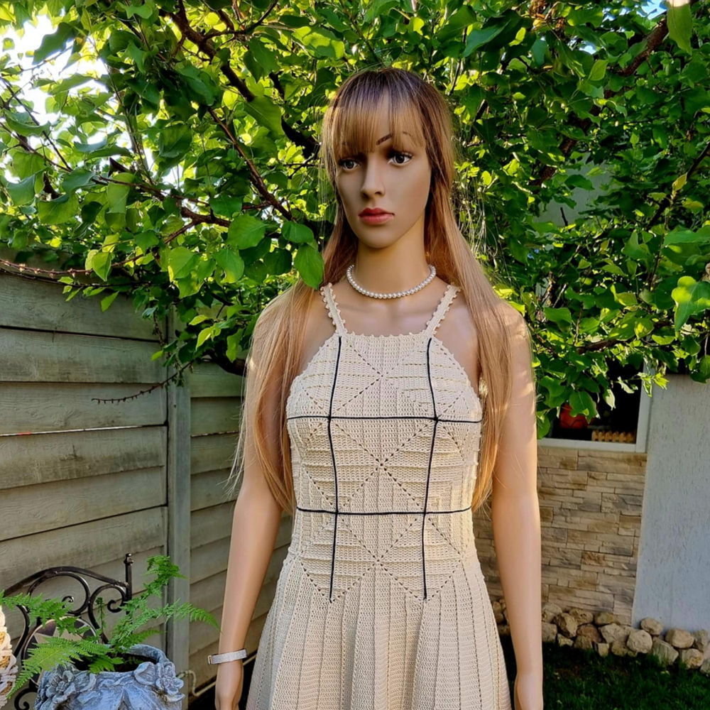 Crochet dress for summer