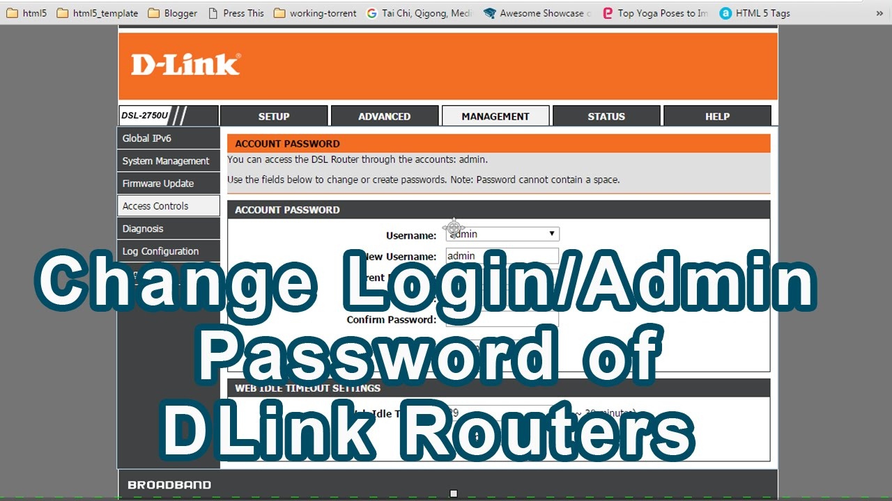 d-link login account