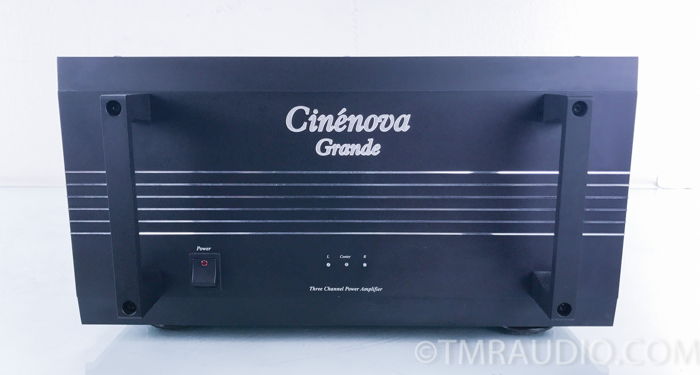 Earthquake Cinenova Grande 3 Channel Power Amplifier Bl...