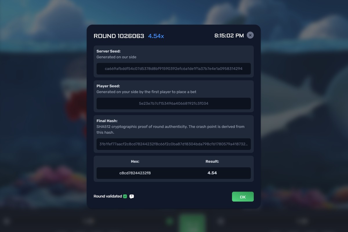 Provably fair gaming algorithms developers developer - Costin D.'s portfolio image
