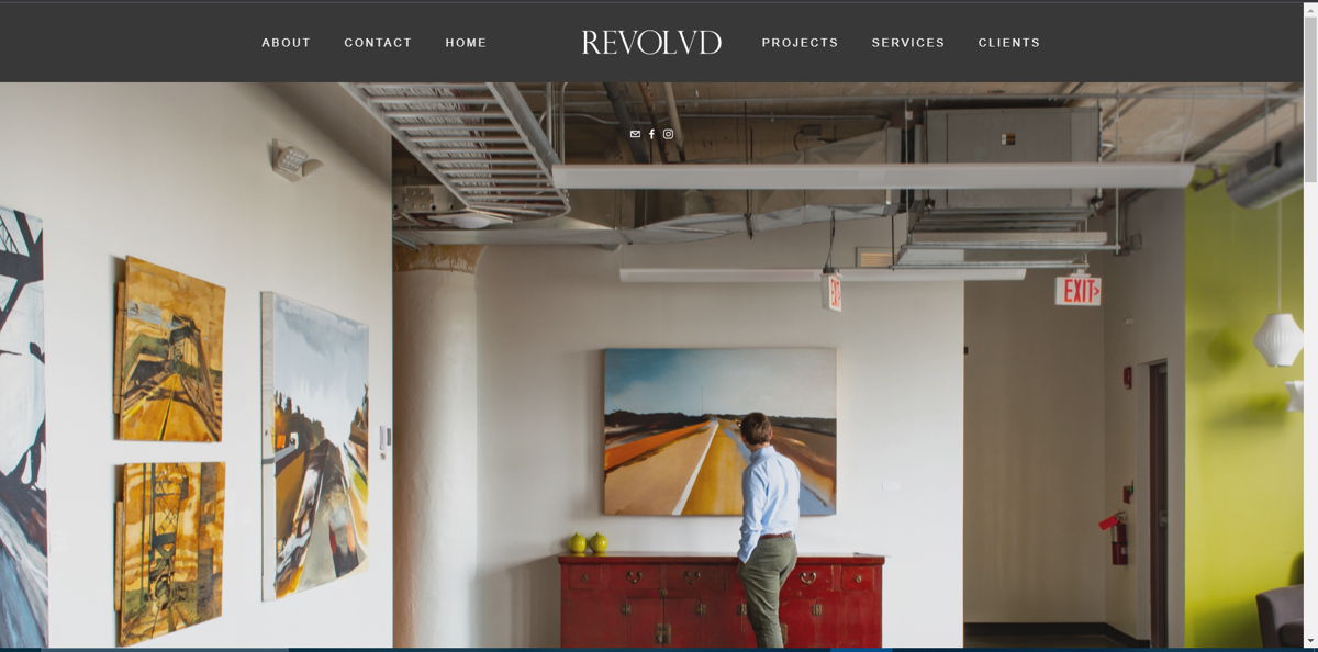 Screenshot of Revolvd, from the advisor websites collection.
