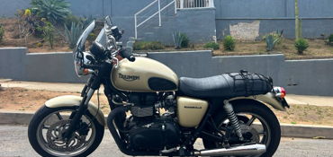 2012 TRIUMPH BONNEVILLE motorcycle for rent near Vista, CA