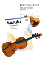 An image showing a violin, a violin instruction book, and a violin theory book. 