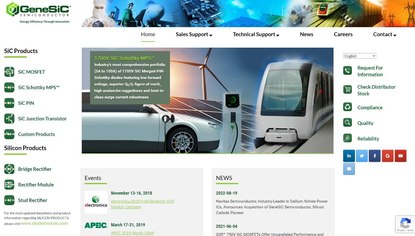 Navitas Semiconductor product / service