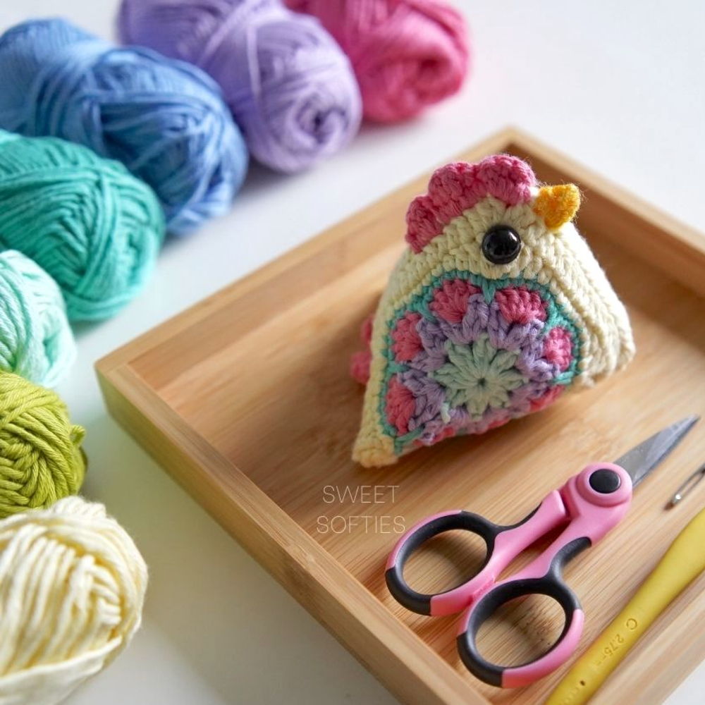 Granny Square Chicken