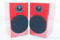 Triangle Color Bookshelf Speakers; Pair; Red (7803) 3