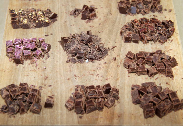 生 チョコ 割合