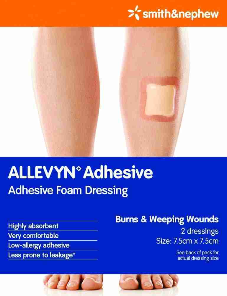 Allevyn Adhesive Foam Dressing 7.5Cm X 7.5Cm Pk2