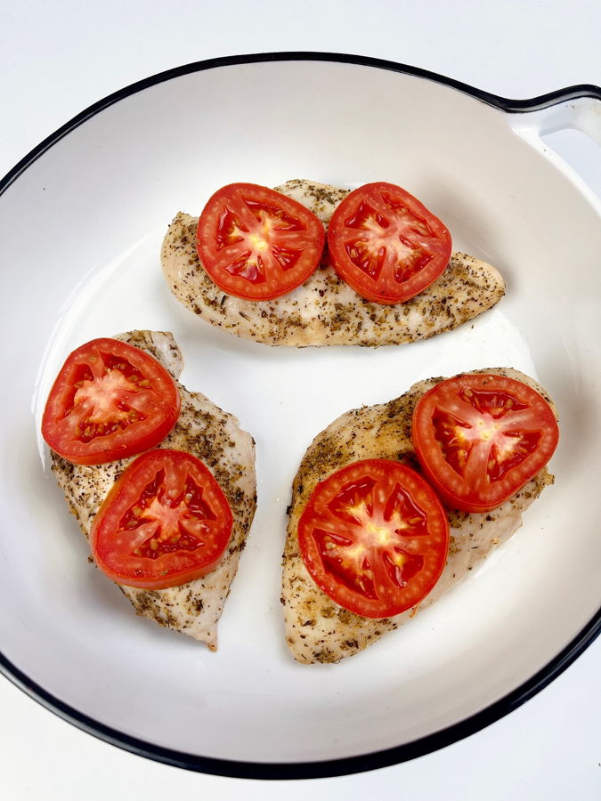 keto caprese chicken