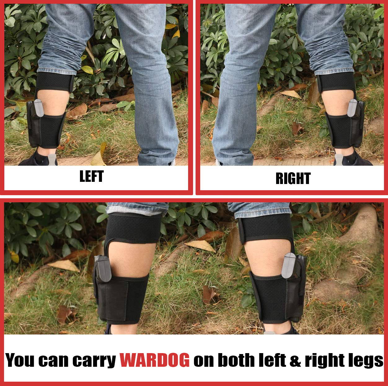 different types of ankle holsters