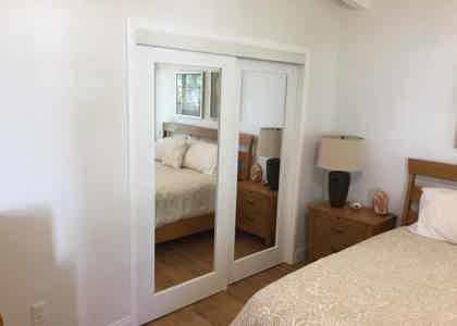 Beautiful Mirror  Makeover with 4 Shaker Interior Doors in Fair Oaks CA
