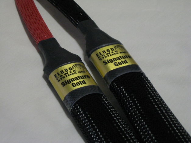 ELROD: GOLD SIGNATURE SPEAKER CABLES (8 ft)  - Extraord...
