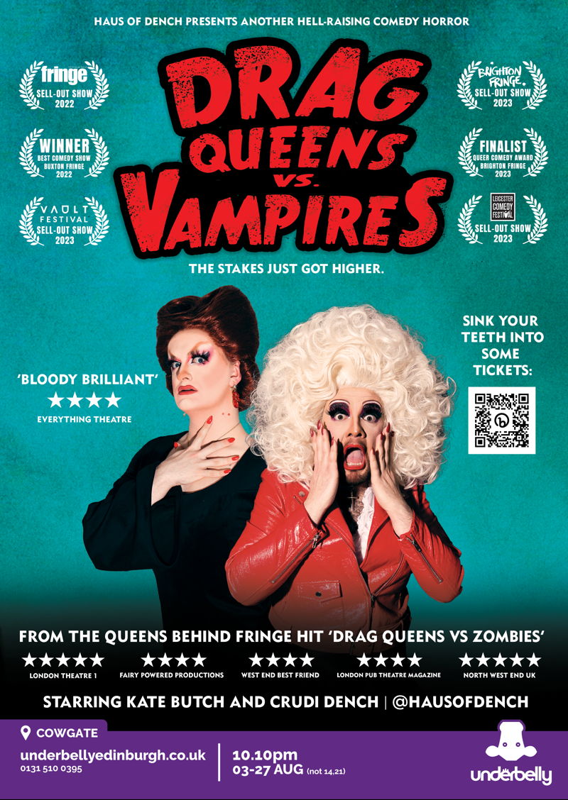 The poster for Drag Queens vs Vampires