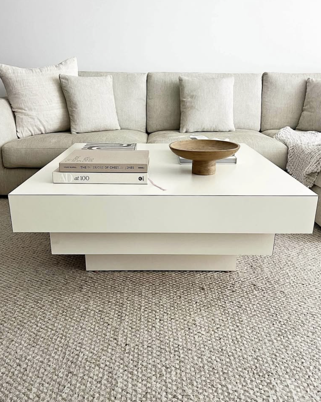 Postmodern tiered coffee table thumbnail
