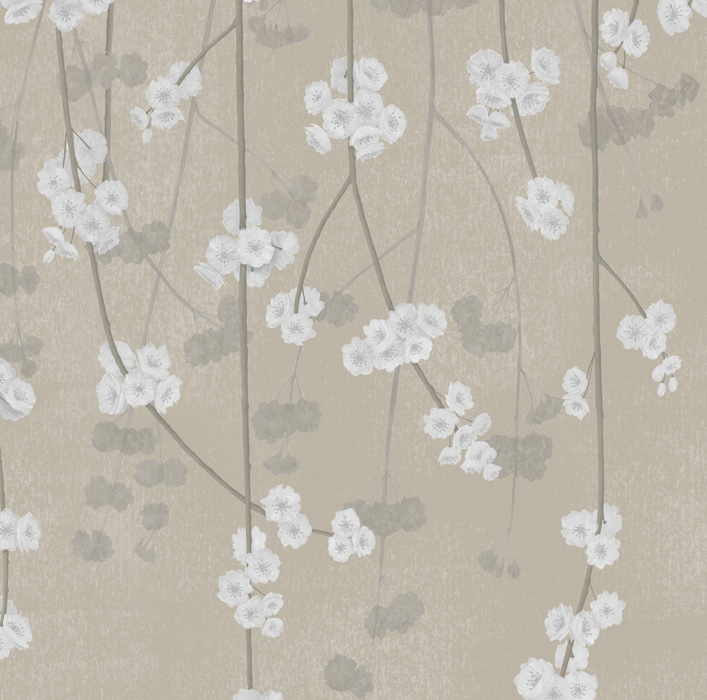 Brown Cherry Blossom Wallpaper