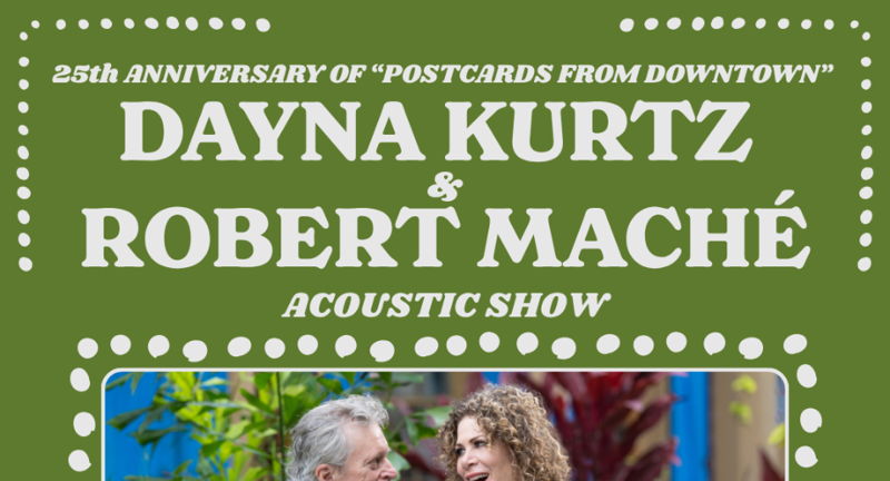 Dayna Kurtz and Robert Maché : 25th Anniversary of "Postcards From Downtown" Acoustic