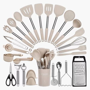 35-Piece Silicone Cooking Utensil Set