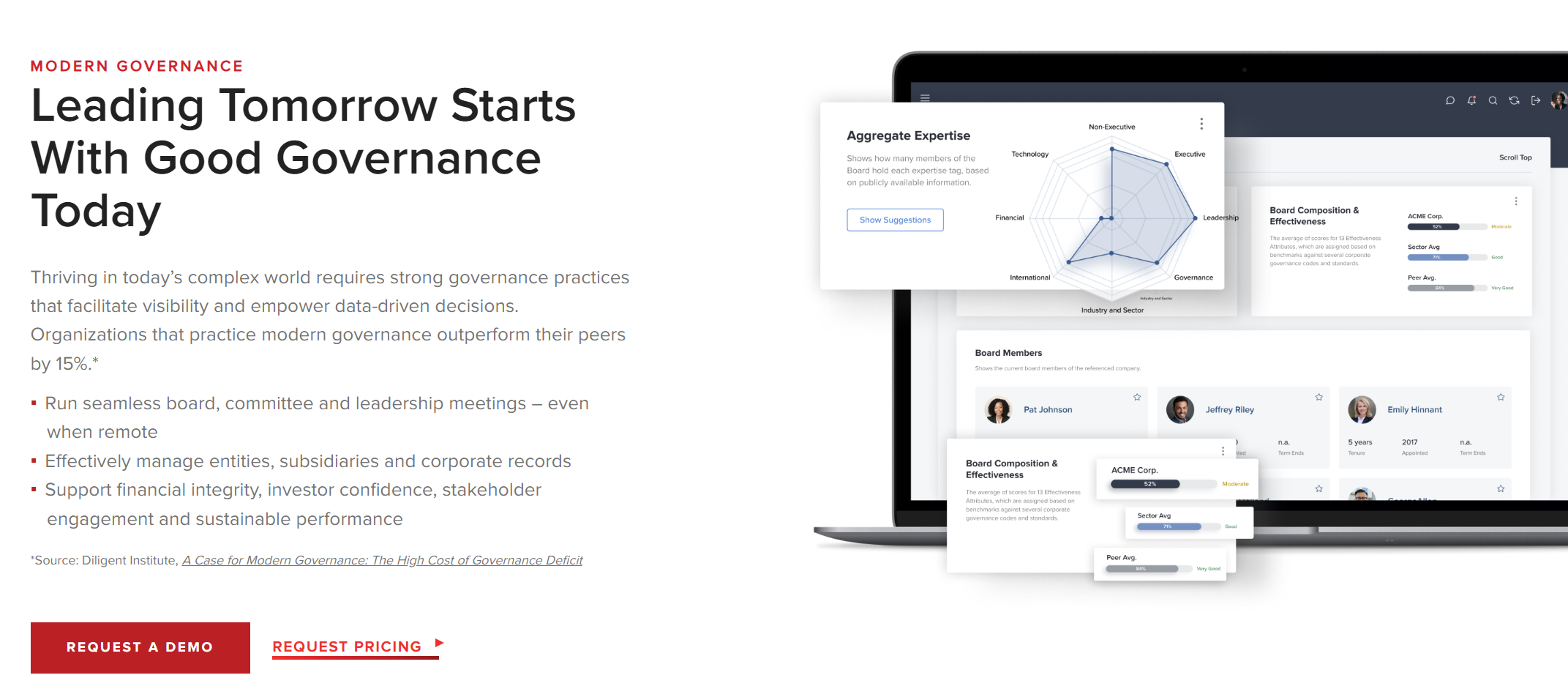 Diligent product / service