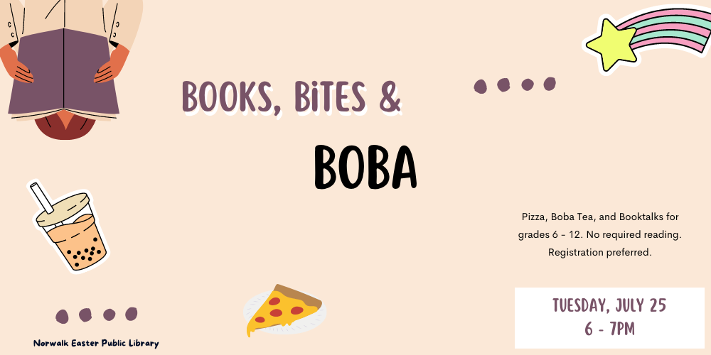 Books, Bites, and Boba Club promotional image