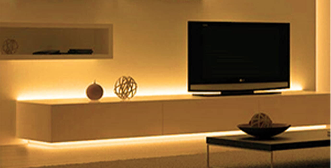 Warm White LED Tape Light for TV Wall