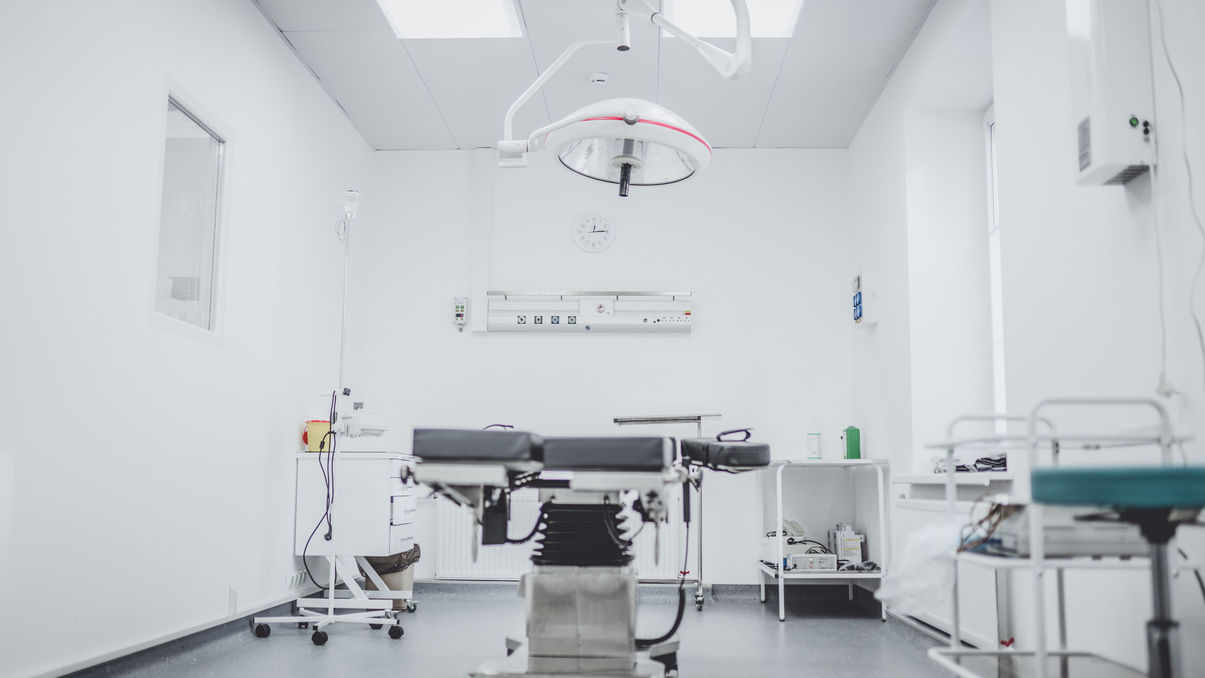 An operating room with medical equipment