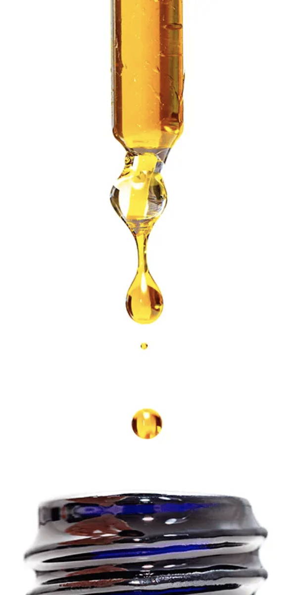 hempcautix oil driping down