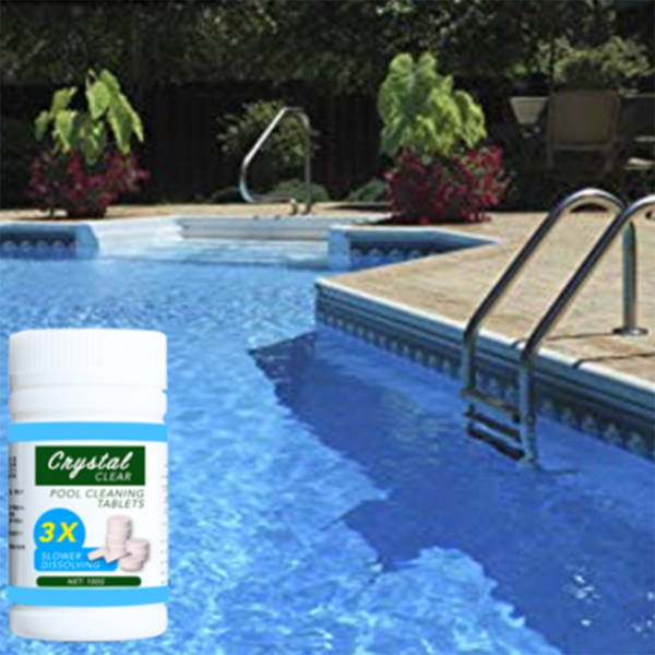 Swimming pool cleaning tablets