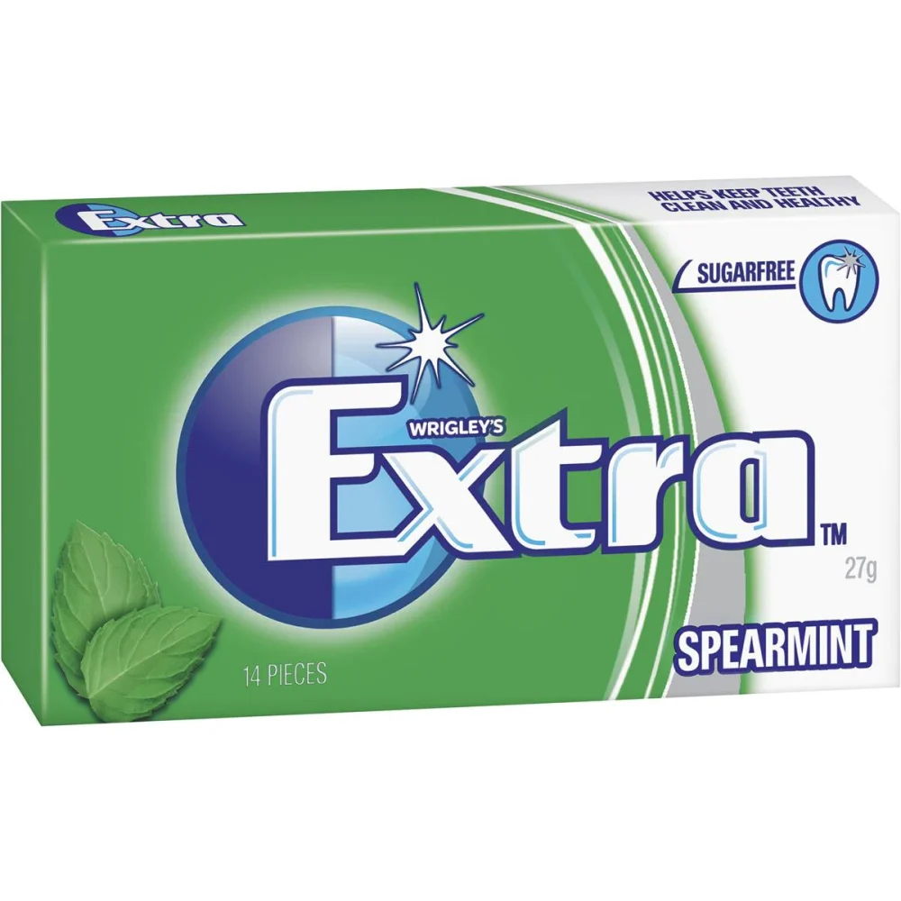 Wrigley'S Extra Spearmint Chewing Gum 14Pc 27G