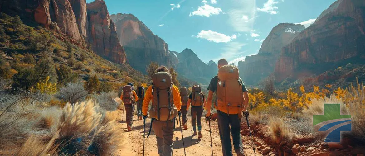 Travel nurses hiking together, symbolizing their adventurous spirit in healthcare.