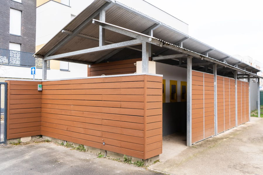 Bardage bois sur une façade rénovée — photo 2