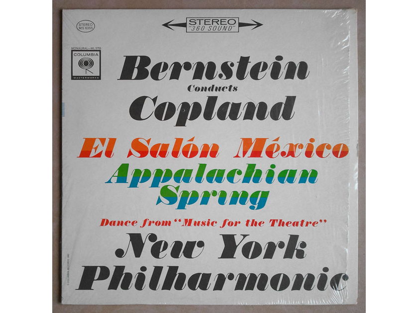 COLUMBIA 2-EYE | BERNSTEIN/COPLAND - El Salon Mexico, Appalachian Spring / NM