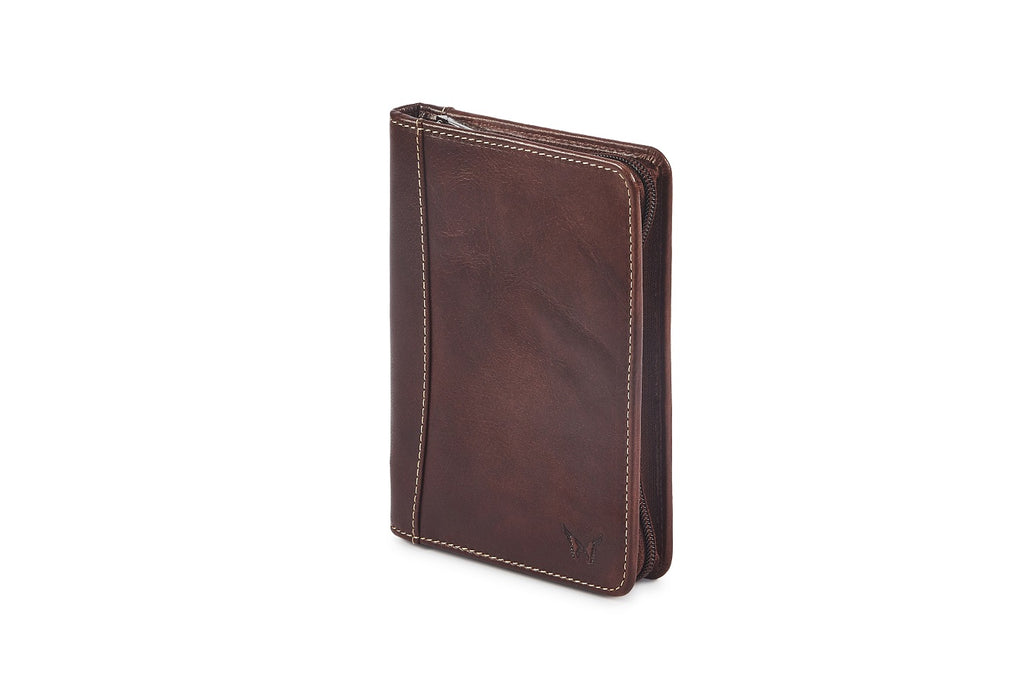 Quality Full Grain Leather Passport Wallet Style 7015 - Image 13