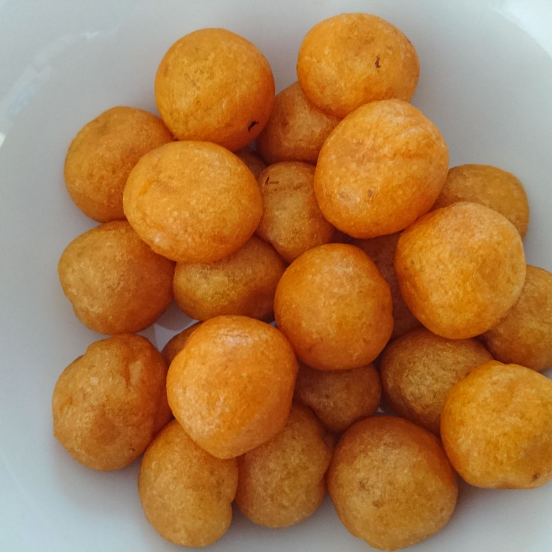 Date: 18 Oct 2019 (Fri)
4th Snack: Sweet Potato Balls: [72] [100.1%] [Score: 10.0]
Author: Nyonya Cooking [Grace Teo]
Cuisine: Taiwanese
Dish Type: Snack

Crispy on the outside and chewy on the inside. I was shocked! The evil Guardian of the Kitchen gave this a 10.0! I had nothing better than to comply with a 10.0 also! Thank you MasterChef Grace Teo for sharing this awesome dish.