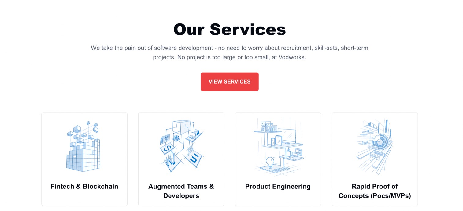 Vodworks product / service