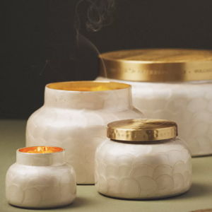 Capri Blue Volcano Capiz Jar Candle​