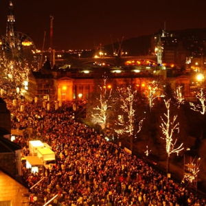 Hogmanay Festivities on our Honeymoon