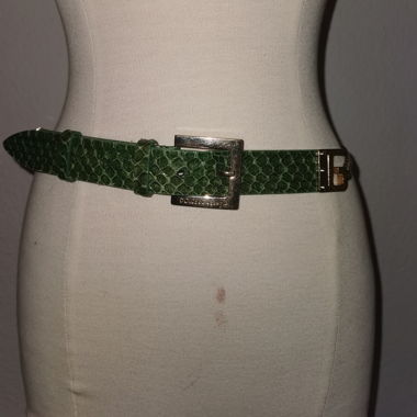 Dolce & Gabbana Green, Gold Belt 