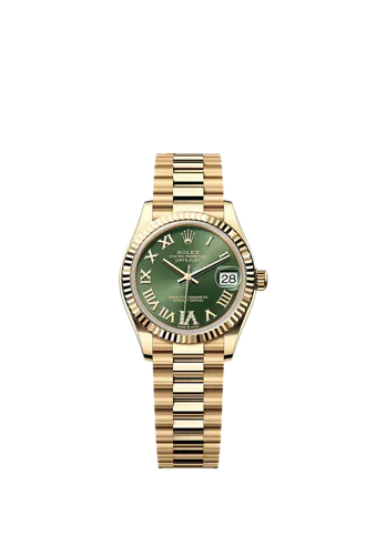 Rolex Datejust 31 Olive Green with Diamond VI