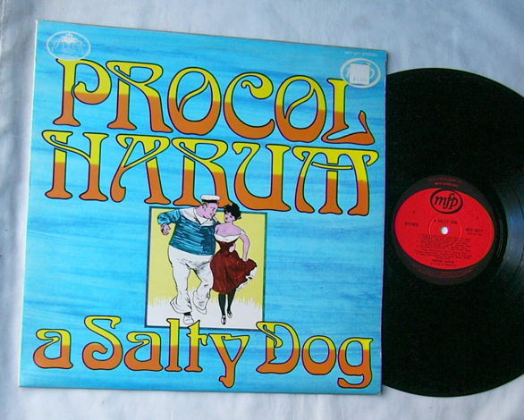 PROCOL HARUM - A SALTY DOG - - RARE ORIG 1972 LP -  MUS...