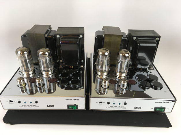 Sound Valves M60  Tube Monoblock Amplifiers, Like New i...
