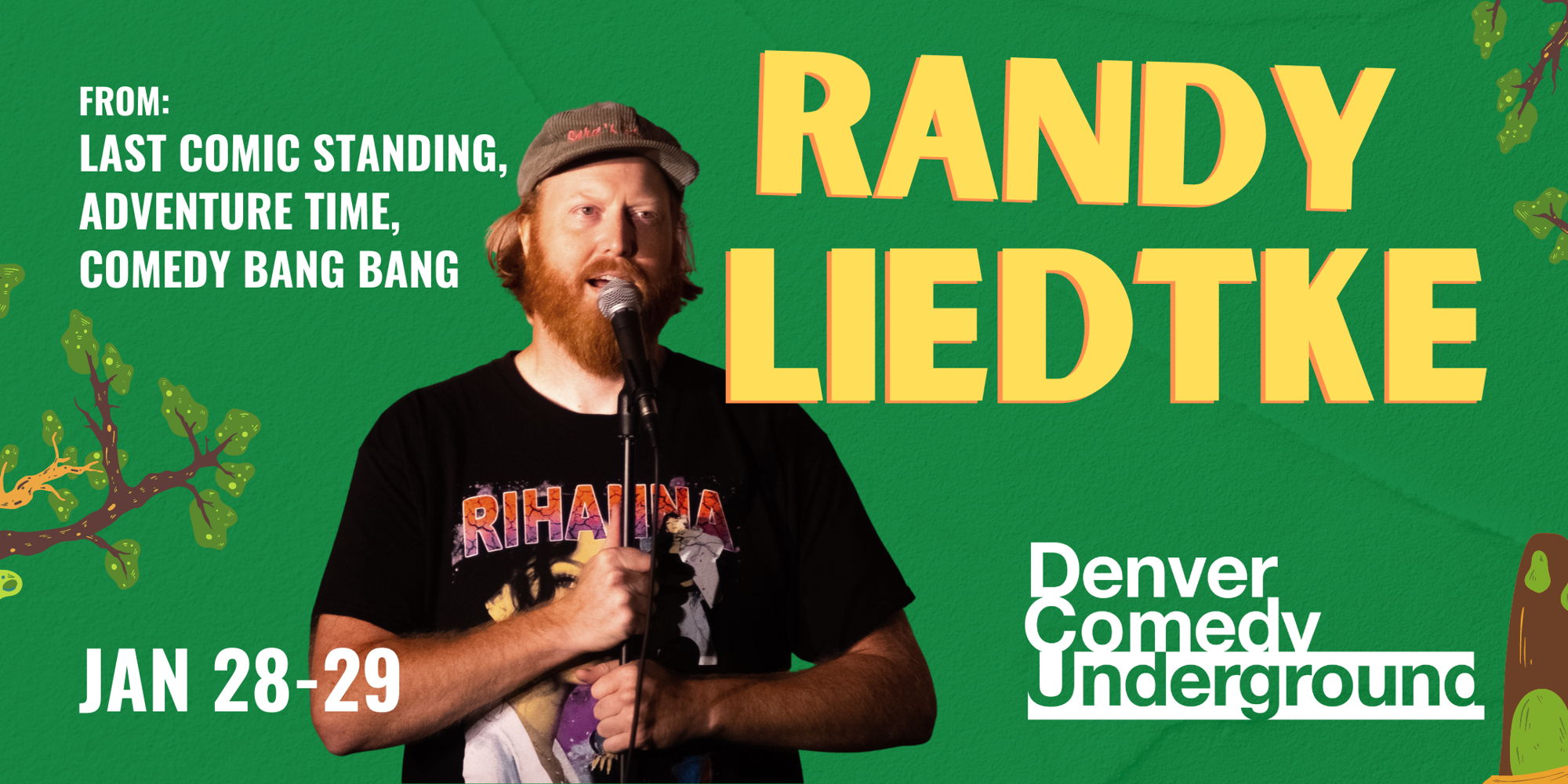 Randy Liedtke at Denver Comedy Underground promotional image