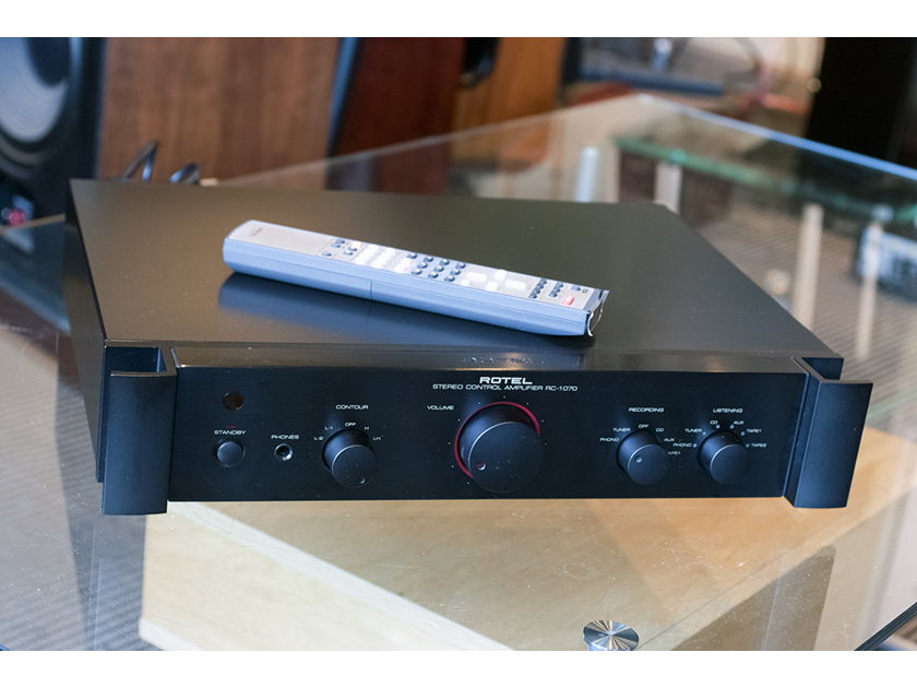 Rotel RC-1070 Remote Controlled Stereo Preamplifier With MM Phono