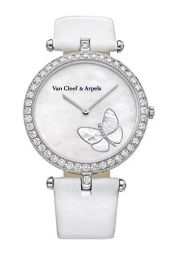 Van Cleef & Arpels Papillon White Strap