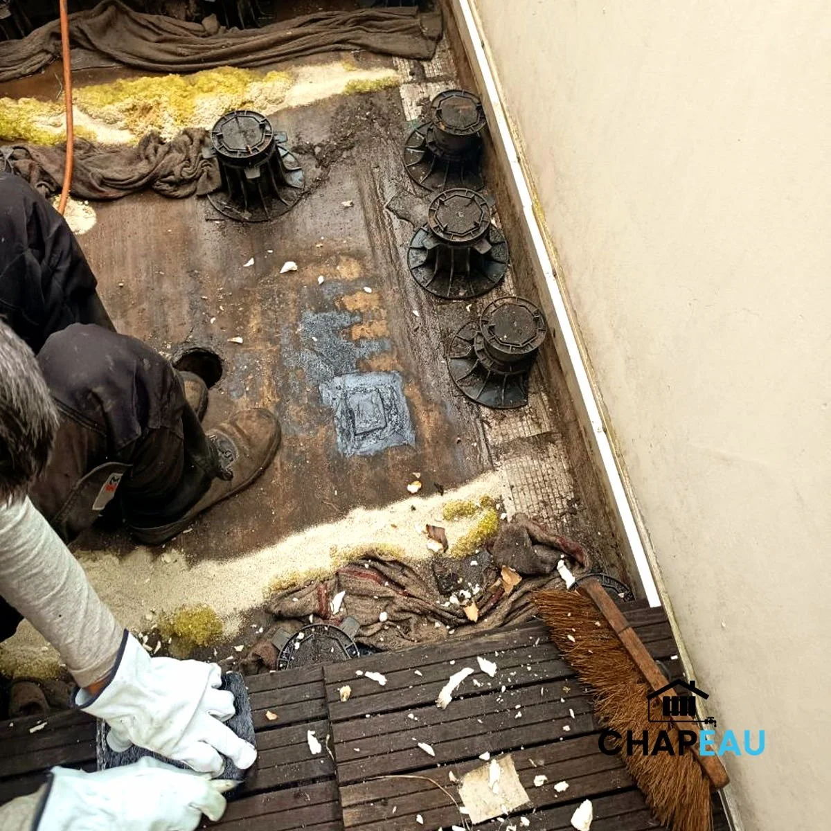 Rénovation de couverture rue de la Cour des Noues à Paris 20e — Entreprise Chapeau